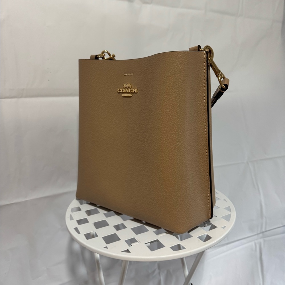 Coach Mollie 22 Bucket Bag-Lt Tan